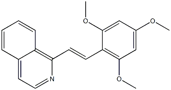 1-[2-(2,4,6-trimethoxyphenyl)vinyl]isoquinoline|