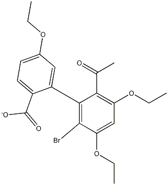 2-acetyl-6-bromo-3,5-diethoxyphenyl4-ethoxybenzoate|