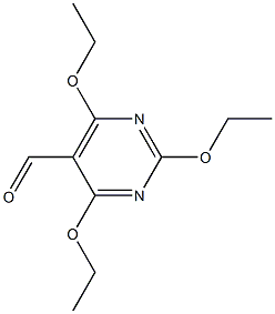 2,4,6-triethoxy-5-pyrimidinecarbaldehyde