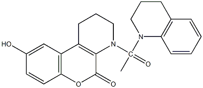 4-(3,4-dihydro-1(2H)-quinolinylacetyl)-9-hydroxy-1,2,3,4-tetrahydro-5H-chromeno[3,4-b]pyridin-5-one
