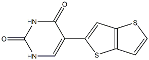 5-thieno[3,2-b]thien-2-yl-2,4(1H,3H)-pyrimidinedione Struktur