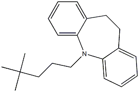 5-(4,4-dimethylpentyl)-10,11-dihydro-5H-dibenzo[b,f]azepine Structure