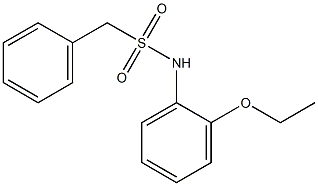 N-(2-ethoxyphenyl)(phenyl)methanesulfonamide 化学構造式