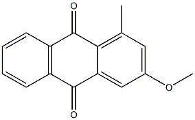 3-methoxy-1-methylanthra-9,10-quinone Structure