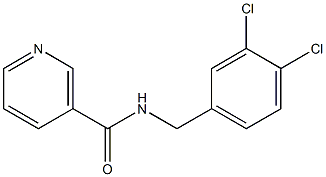 N-(3,4-dichlorobenzyl)nicotinamide Structure