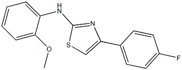 N-[4-(4-fluorophenyl)-1,3-thiazol-2-yl]-N-(2-methoxyphenyl)amine