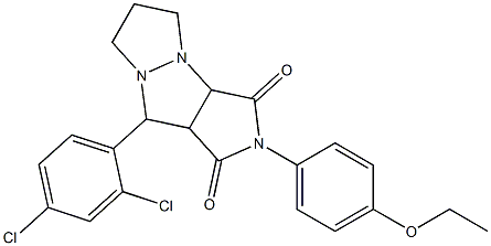 9-(2,4-dichlorophenyl)-2-(4-ethoxyphenyl)tetrahydro-5H-pyrazolo[1,2-a]pyrrolo[3,4-c]pyrazole-1,3(2H,3aH)-dione|