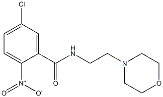 5-chloro-2-nitro-N-[2-(4-morpholinyl)ethyl]benzamide
