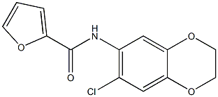 N-(7-chloro-2,3-dihydro-1,4-benzodioxin-6-yl)-2-furamide Structure