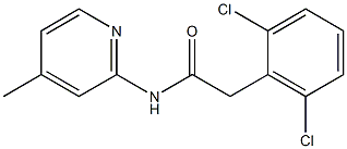 2-(2,6-dichlorophenyl)-N-(4-methyl-2-pyridinyl)acetamide|