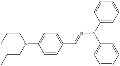 4-(dipropylamino)benzaldehyde diphenylhydrazone 结构式