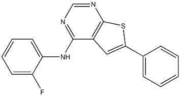 N-(2-fluorophenyl)-N-(6-phenylthieno[2,3-d]pyrimidin-4-yl)amine