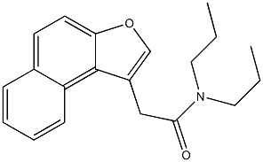 2-naphtho[2,1-b]furan-1-yl-N,N-dipropylacetamide Struktur