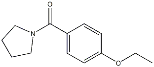 1-(4-ethoxybenzoyl)pyrrolidine,,结构式