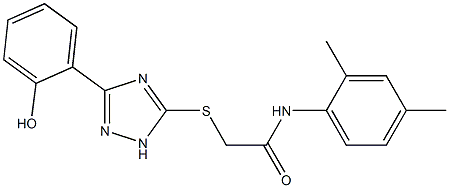 N-(2,4-dimethylphenyl)-2-{[3-(2-hydroxyphenyl)-1H-1,2,4-triazol-5-yl]sulfanyl}acetamide