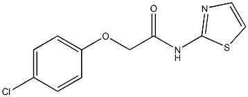 2-(4-chlorophenoxy)-N-(1,3-thiazol-2-yl)acetamide