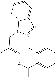 1-(1H-1,2,3-benzotriazol-1-yl)acetone O-(2-methylbenzoyl)oxime