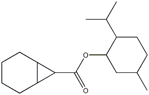 2-isopropyl-5-methylcyclohexyl bicyclo[4.1.0]heptane-7-carboxylate Structure