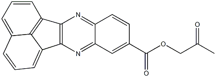 2-oxopropyl acenaphtho[1,2-b]quinoxaline-9-carboxylate,,结构式