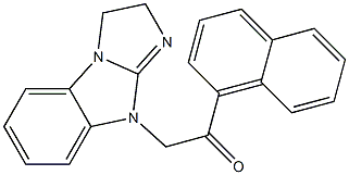 2-(2,3-dihydro-9H-imidazo[1,2-a]benzimidazol-9-yl)-1-(1-naphthyl)ethanone