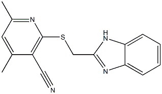 2-[(1H-benzimidazol-2-ylmethyl)sulfanyl]-4,6-dimethylnicotinonitrile