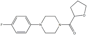 1-(4-fluorophenyl)-4-(tetrahydro-2-furanylcarbonyl)piperazine