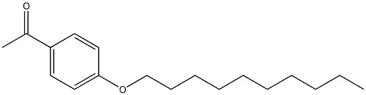 1-[4-(decyloxy)phenyl]ethanone 结构式