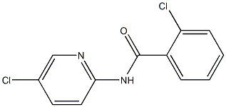 2-chloro-N-(5-chloro-2-pyridinyl)benzamide,,结构式