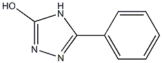 5-フェニル-4H-1,2,4-トリアゾール-3-オール 化学構造式