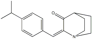 2-(4-isopropylbenzylidene)quinuclidin-3-one Structure
