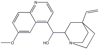 (6-methoxy-4-quinolinyl)(4-vinyl-1-azabicyclo[2.2.2]oct-2-yl)methanol Structure