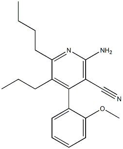 2-amino-6-butyl-4-(2-methoxyphenyl)-5-propylnicotinonitrile