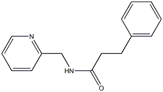 3-phenyl-N-(2-pyridinylmethyl)propanamide Struktur