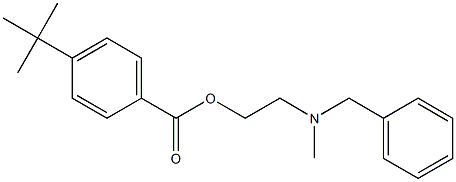 2-[benzyl(methyl)amino]ethyl 4-tert-butylbenzoate Struktur