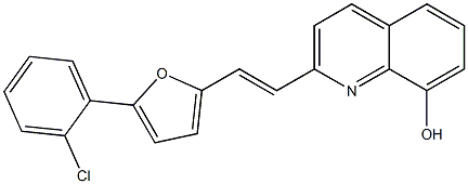 2-{2-[5-(2-chlorophenyl)-2-furyl]vinyl}-8-quinolinol