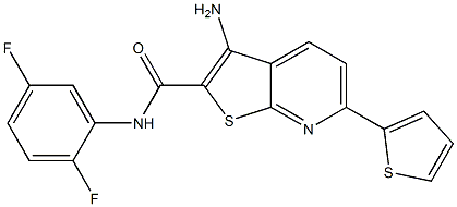 3-amino-N-(2,5-difluorophenyl)-6-(2-thienyl)thieno[2,3-b]pyridine-2-carboxamide
