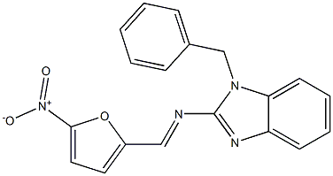  1-benzyl-2-[({5-nitro-2-furyl}methylene)amino]-1H-benzimidazole