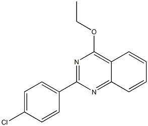 2-(4-chlorophenyl)-4-(ethyloxy)quinazoline