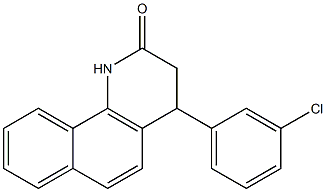 4-(3-chlorophenyl)-3,4-dihydrobenzo[h]quinolin-2(1H)-one