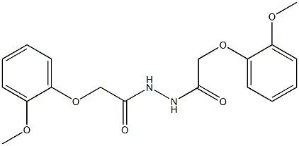 2-(2-methoxyphenoxy)-N'-[(2-methoxyphenoxy)acetyl]acetohydrazide|