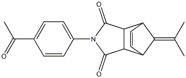  4-(4-acetylphenyl)-10-(1-methylethylidene)-4-azatricyclo[5.2.1.0~2,6~]dec-8-ene-3,5-dione