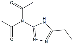 N-acetyl-N-(5-ethyl-4H-1,2,4-triazol-3-yl)acetamide