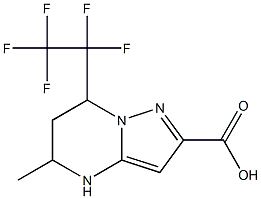 5-methyl-7-(1,1,2,2,2-pentafluoroethyl)-4,5,6,7-tetrahydropyrazolo[1,5-a]pyrimidine-2-carboxylic acid