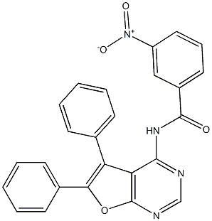  N-(5,6-diphenylfuro[2,3-d]pyrimidin-4-yl)-3-nitrobenzamide