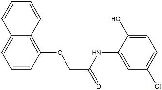 N-(5-chloro-2-hydroxyphenyl)-2-(1-naphthyloxy)acetamide