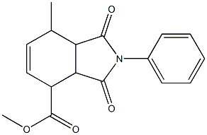 methyl 7-methyl-1,3-dioxo-2-phenyl-2,3,3a,4,7,7a-hexahydro-1H-isoindole-4-carboxylate