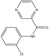 N-(2-chlorophenyl)-2-pyrazinecarboxamide,,结构式