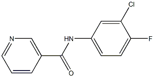 N-(3-chloro-4-fluorophenyl)nicotinamide