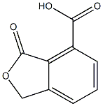 3-oxo-1,3-dihydro-2-benzofuran-4-carboxylic acid 化学構造式