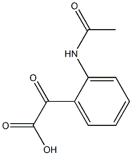 [2-(acetylamino)phenyl](oxo)acetic acid Struktur